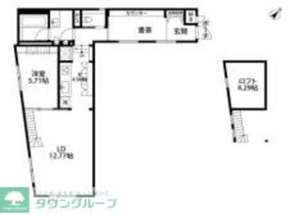 デコール代官山の物件間取画像